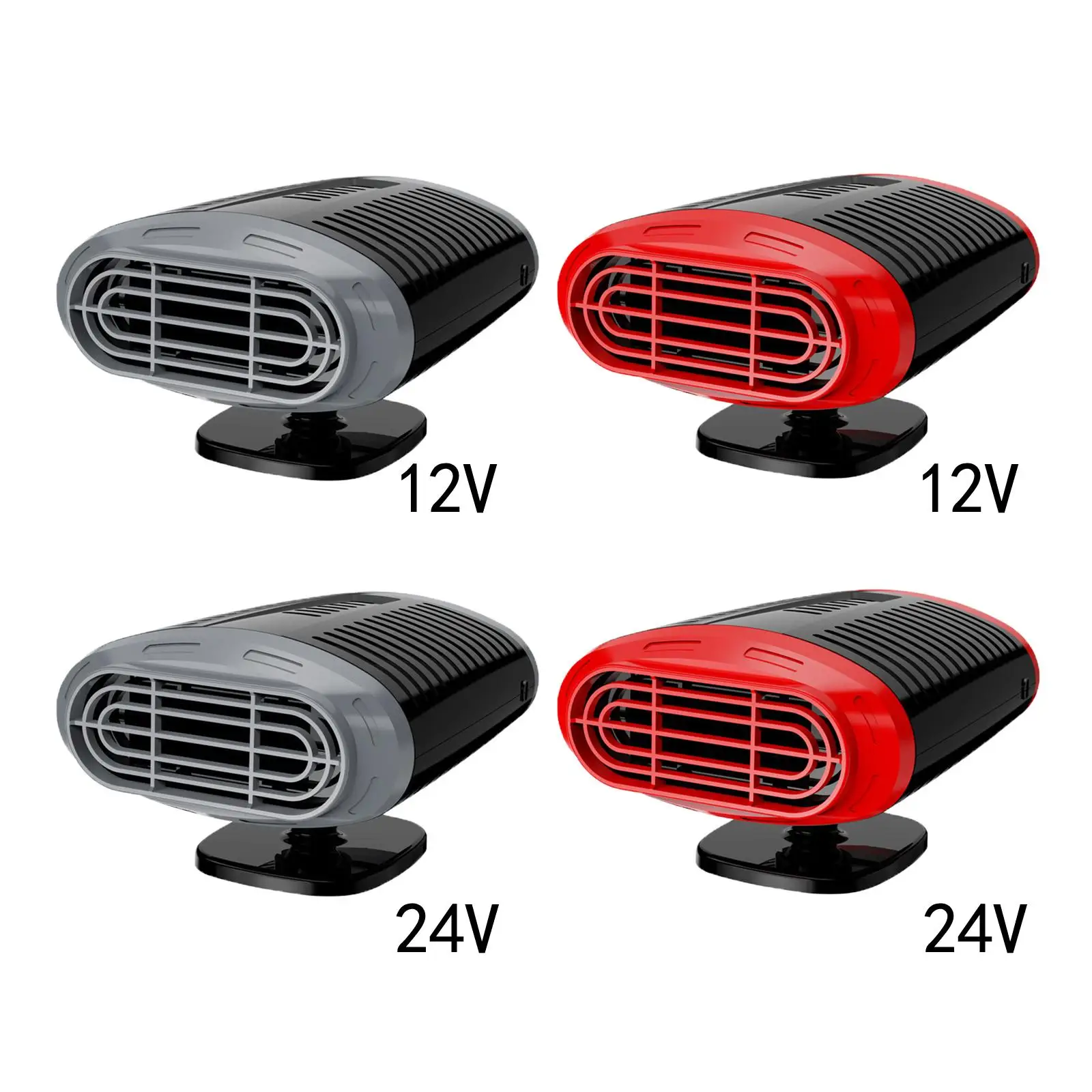 Portable Car Heater 120W 360 Rotatable Defroster Cigarette Lighter Plug