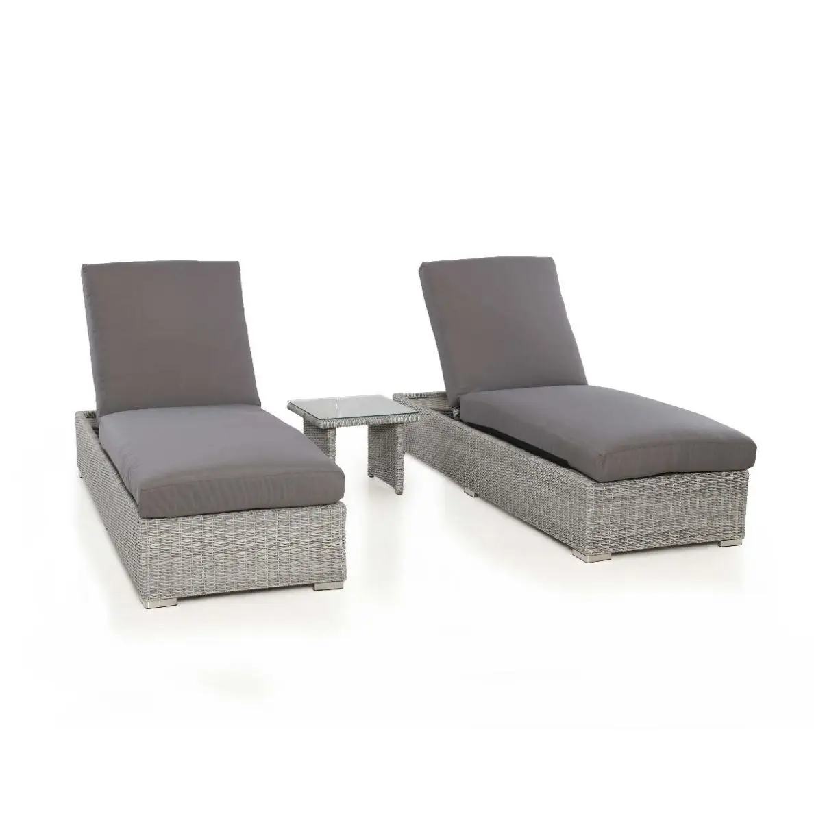 

Outdoor Swimming Pool Furniture Rattan Beach Chair Leisure Sun Lounger Pool Lounge Chairs