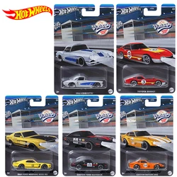 Original Hot Wheels Vintage Racing Club Vehicles Series Alloy Car Model Custom Ford Datsun 1/64 Diecast Boys Toys Mustang Toyota