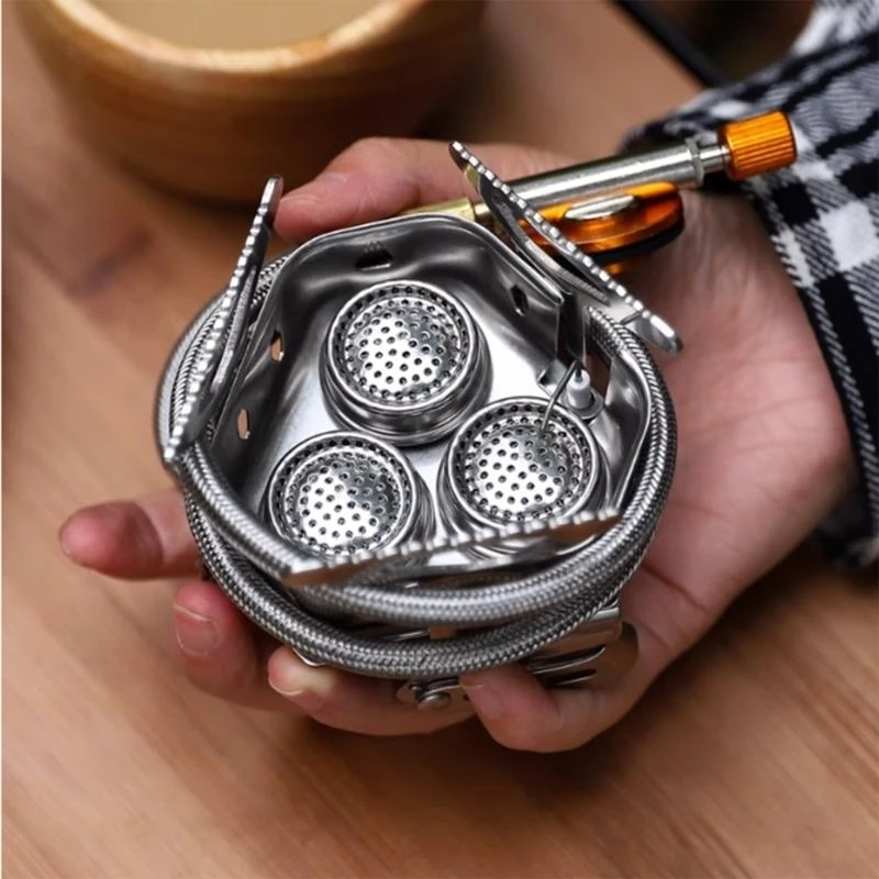 

Outdoor Cooking Backpacking Stove Light Weight Stove Mountaineering Gas Stove for Hiking and Picnics Use