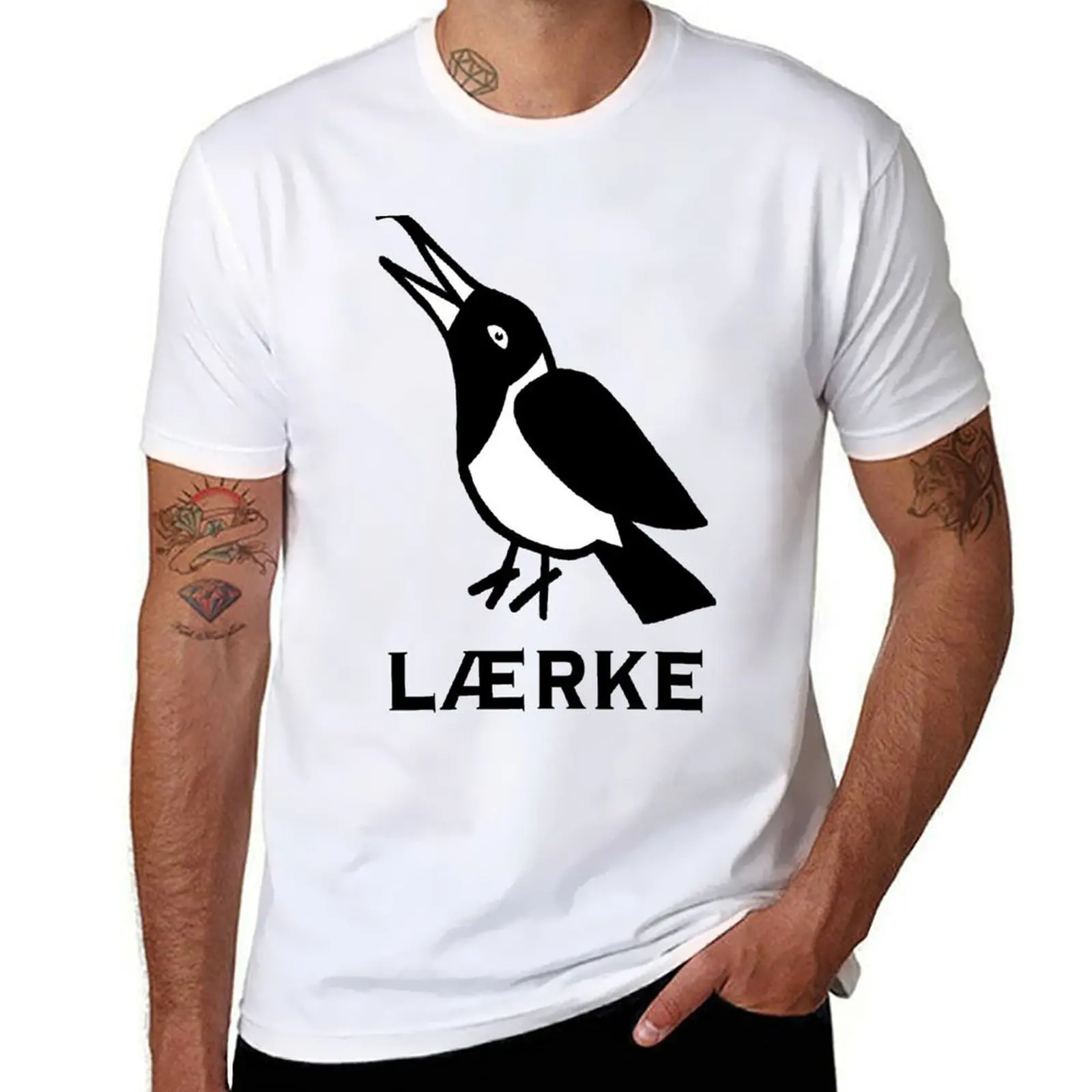 

Lrke Butcher bird T-Shirt man t shirts graphic man t shirts cotton T-Shirt