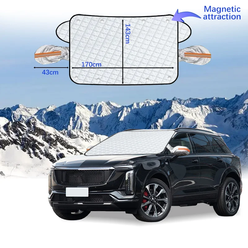 

Car Windshield Cover Magnet Winter Window Snow Shield Anti Frost Auto Front Window Snow Cover For Cadillac XT5