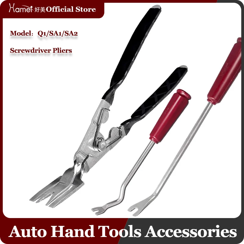 Stainless Steel Car Door Clip Panel Trim Removal Tools Headlight Plier Repair Installation Trim Clip Removal Pliers For Audi