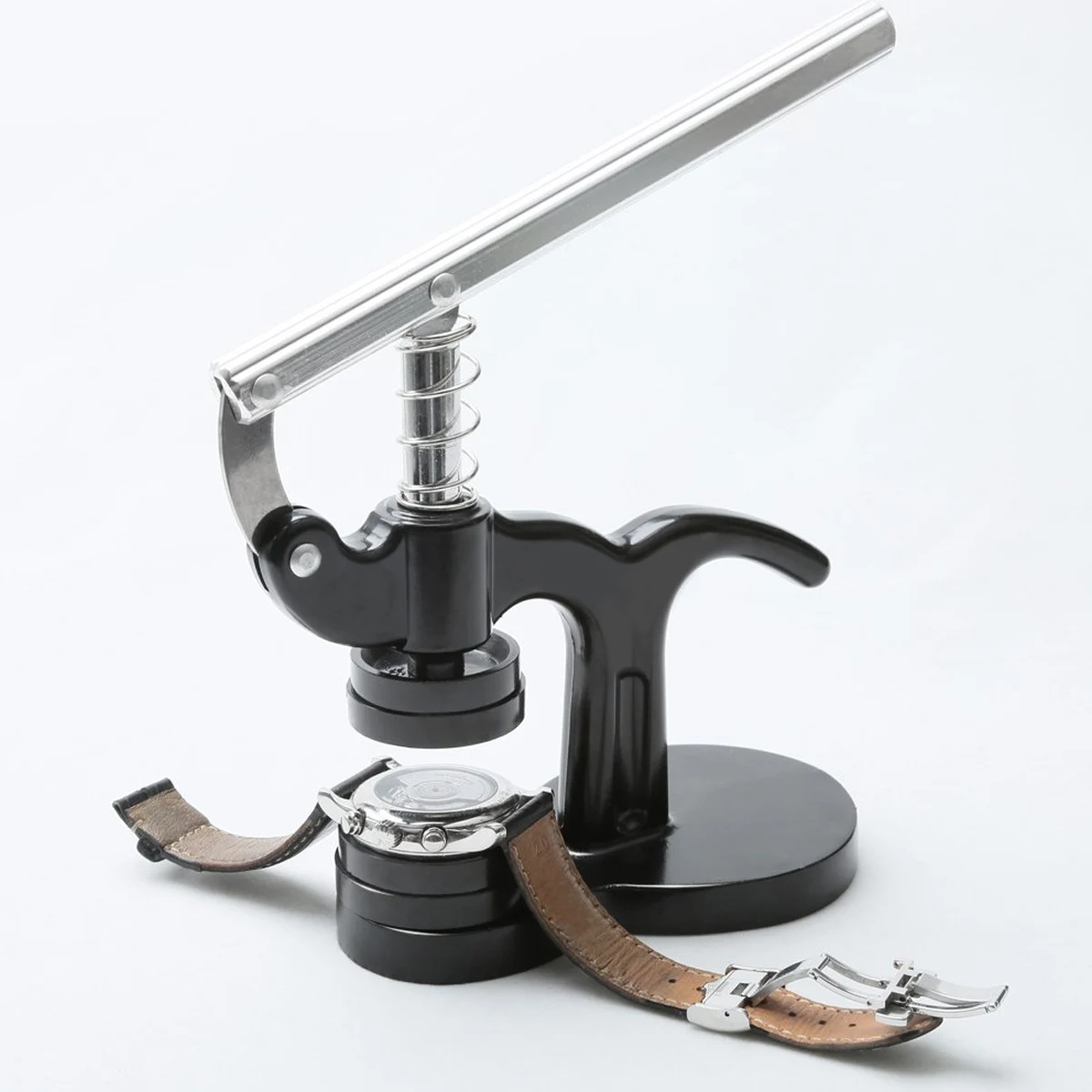 

14Pcs Watch Press Set 10 Sizes ABS Presses 2 Pro Tools Easy to Use for Mechanical and Electronic Watches Black