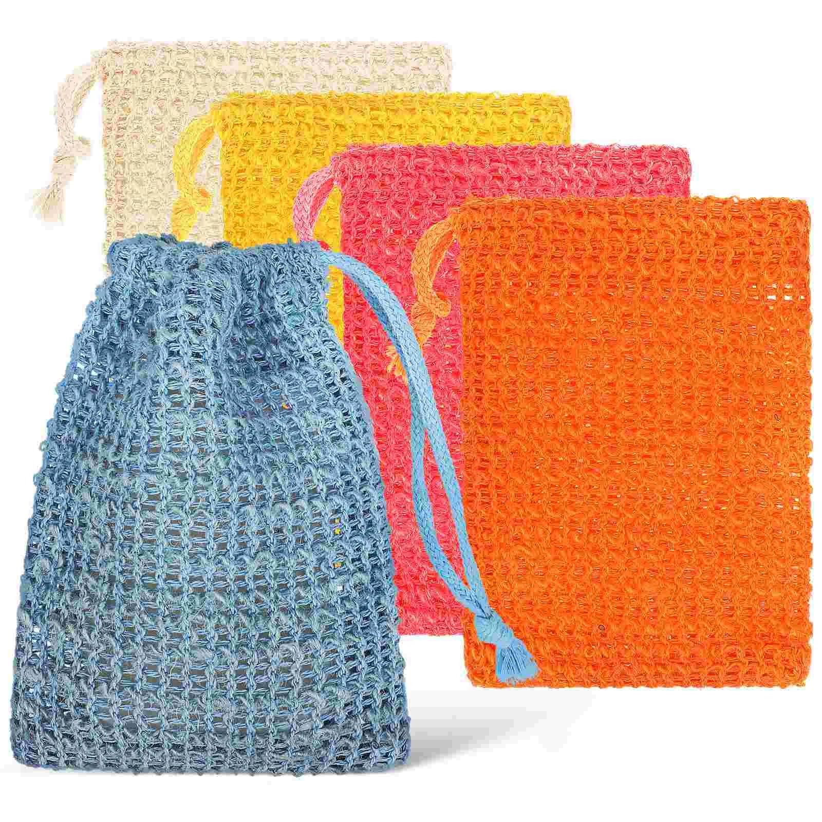 

10 Pcs Pouch Natural Child Foaming Nets Washing for Shower Bathroom Accessories