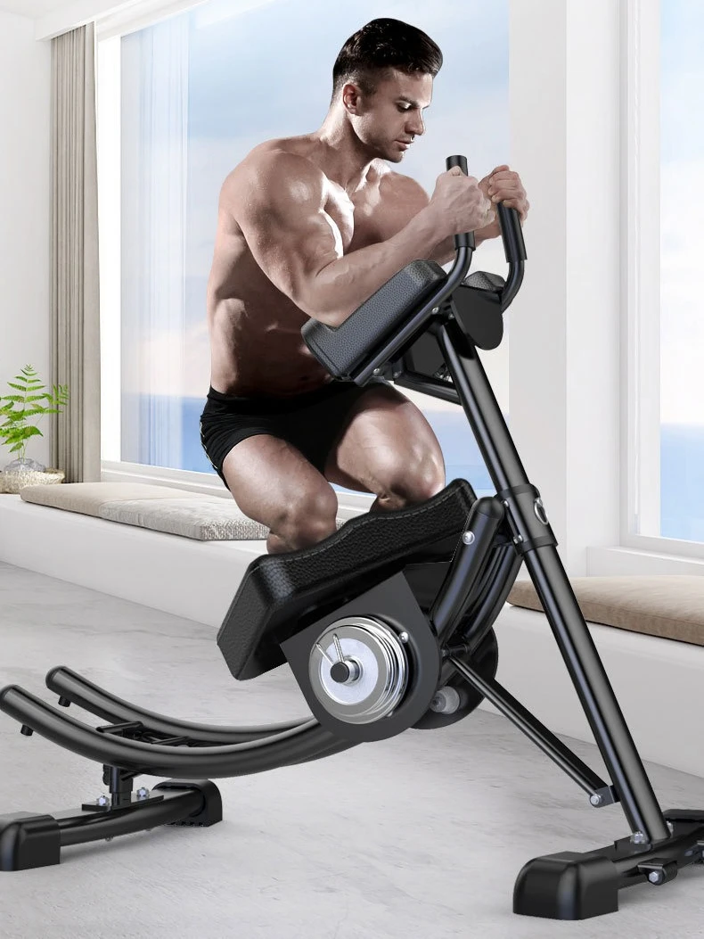 High-end Weighted Beauty Waist Machine, Smart Counting, Foldable Multifunctional Abdominal Gear for Commercial Home Use