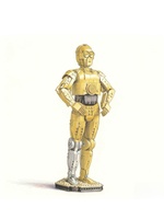 1140Pcs MOC Space War C-3PO Robot Doll Action Model Building Blocks DIY Building Blocks Assembly Educational Toys Gifts