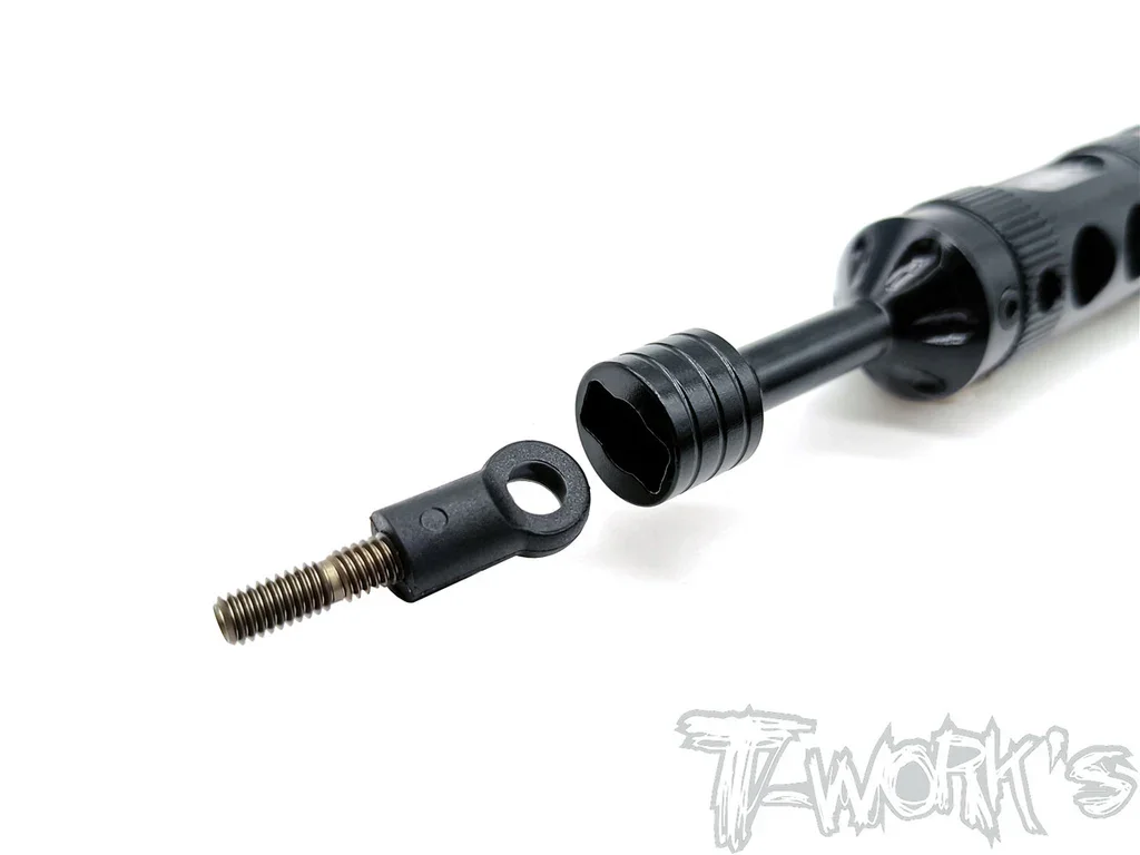 الأصلي T يعمل TT-099-MTC2 الصلب المغلفة 2-Way وصلة ربط المقطورة الكرة نهاية تصاعد أداة (ل Mugen MTC2) أداة Rc