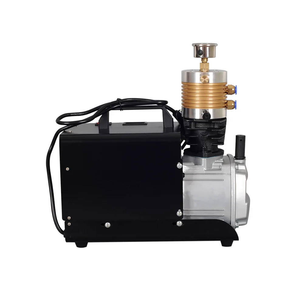 

Portable 4500psi Electric Air Compressor Pump with Gauge for Scuba Filling Station Tire Inflator Paintball