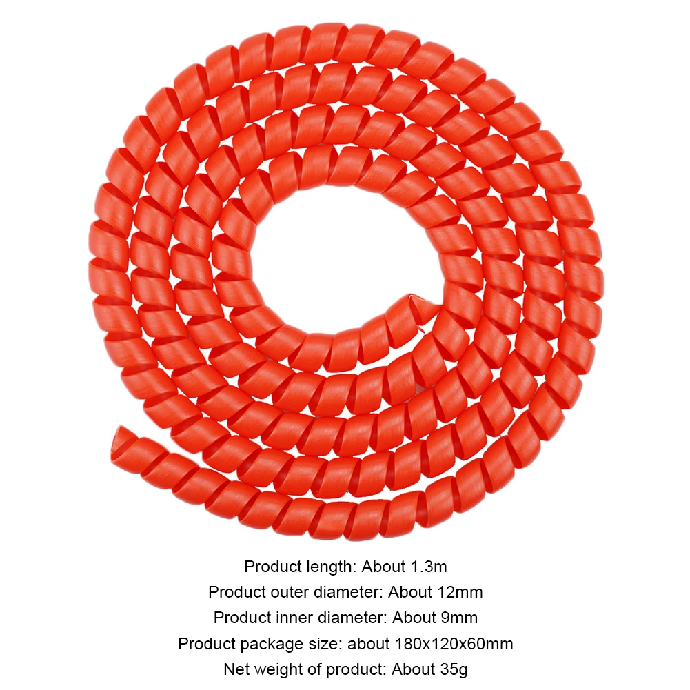 1.3m Line Spiral Winding Cable Wire Cover Universal Electric Scooter Line Protector Covers Wear-resistant for M365 PRO 2