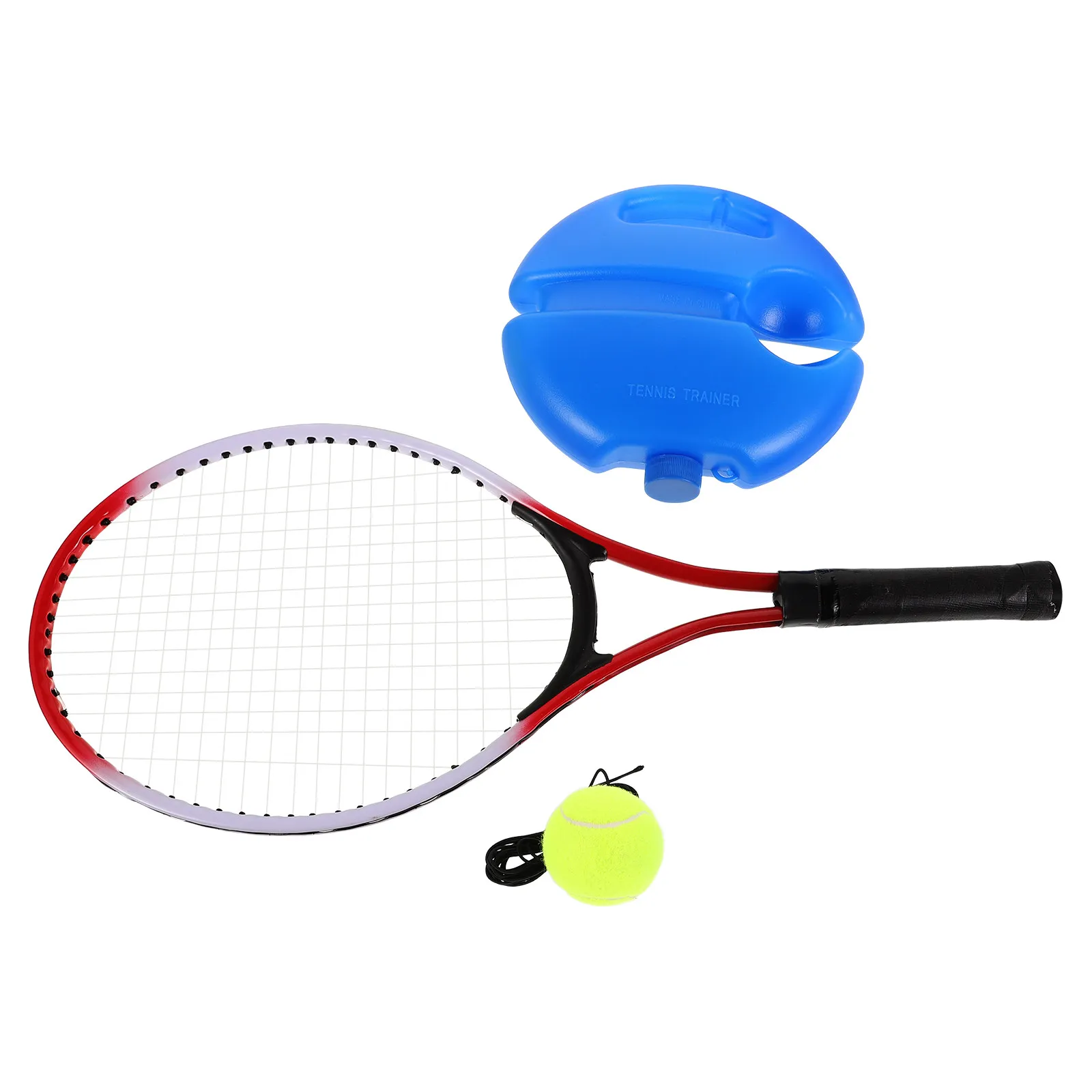 

1Set Tennis Training Device for Beginners and Rebounder Practice Equipment Indoor Outdoor Use Wear-Resistant Stable Base