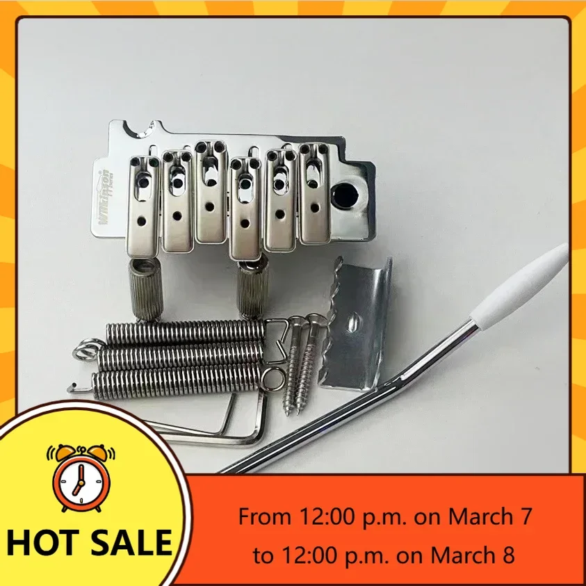 Wilkinson Electric Guitar Licensed Tremolo Bridge Knife Edge Type 2 Back Point Double Swing WOV10 Guitar Parts And Accessories