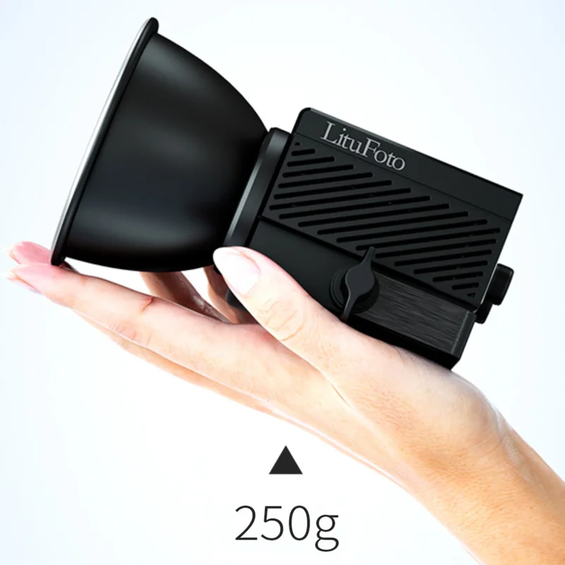 Litufoto แฟลชวิดีโอมือถือ U8, แบบพกพาขนาดเล็กมือถือ60W ไฟสำหรับบันทึกวิดีโอกลางแจ้ง