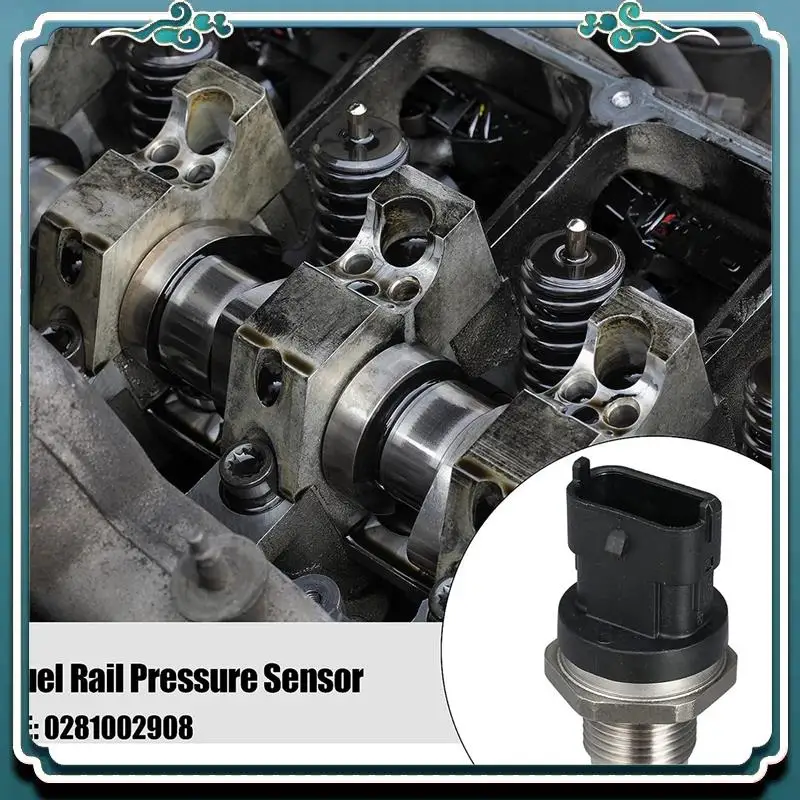 

Premium 0281002908 Common Rail Pressure Sensor Fuel Rail Pressure Sensor Replacement For Hyundai Kia Mitsubishi