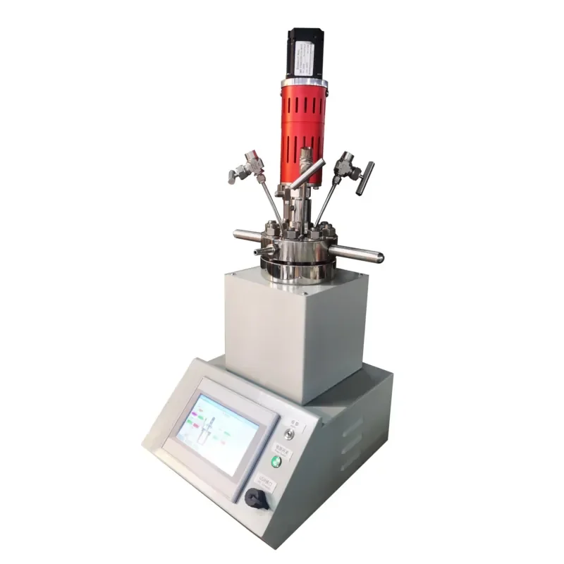 Industrial PLC Controlled 500ml High Pressure Reaction Kettle Stirring Speed Control 300 Temperature Automatic Chemical