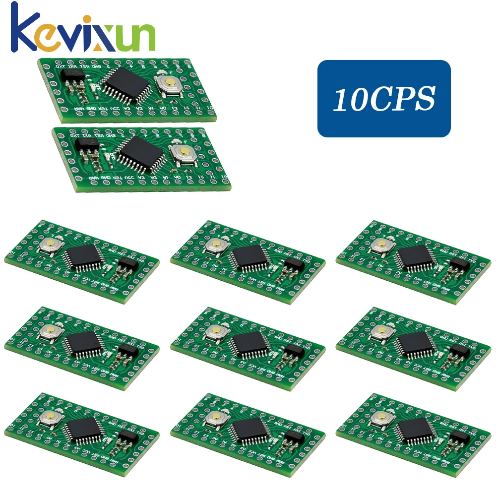 1-10 pz muslimatlqfp32 MiniEVB 3.3V / 5V sostituisce Pro Mini ATMEGA328P completamente compatibile per Arduino usa HT42B534-1 Driver