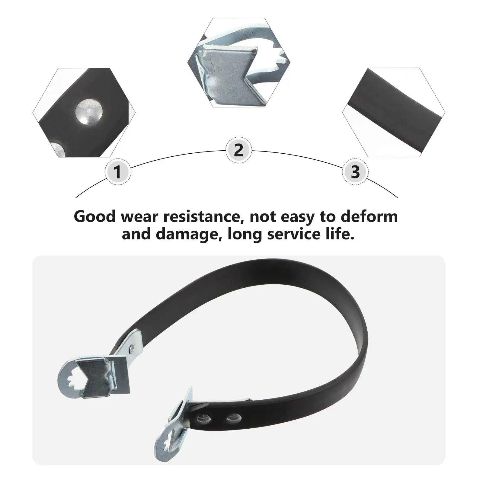 

Carrying Strap Heavy Duty Metal Design for Car Lifting Easy Install Lightweight Portable Universal Fit Most
