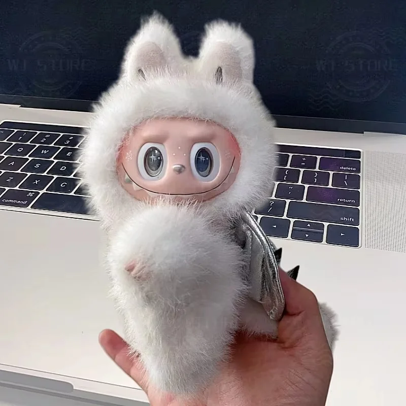 

Hot Sale Monster Labubu Zimomo Angel Doll Creative Change Doll Diy Figure Vinyl Pendant Doll Model Toy Replica Toy Holiday Gift