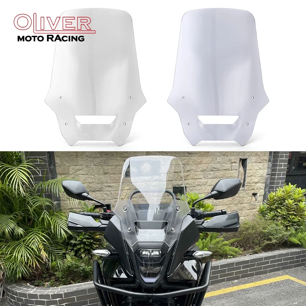 Windshield For Honda NX500 NX400 nx 500 2023 2024 nx 500 Motorcycle NX500 Windscreen Heightened Wind Deflectors Protector Screen