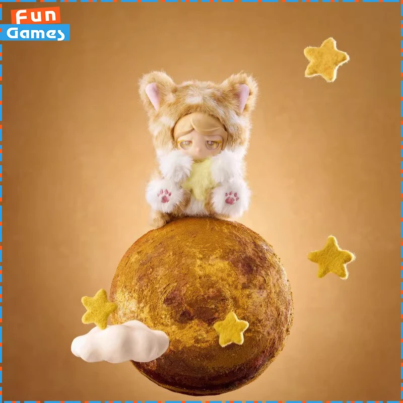 

New Kawaii Goho Blind Box Cat Planet Star Wish Series Mystery Box Vinyl Plush Blind Box Trendy Toy Collect Doll Toys Girls Gift