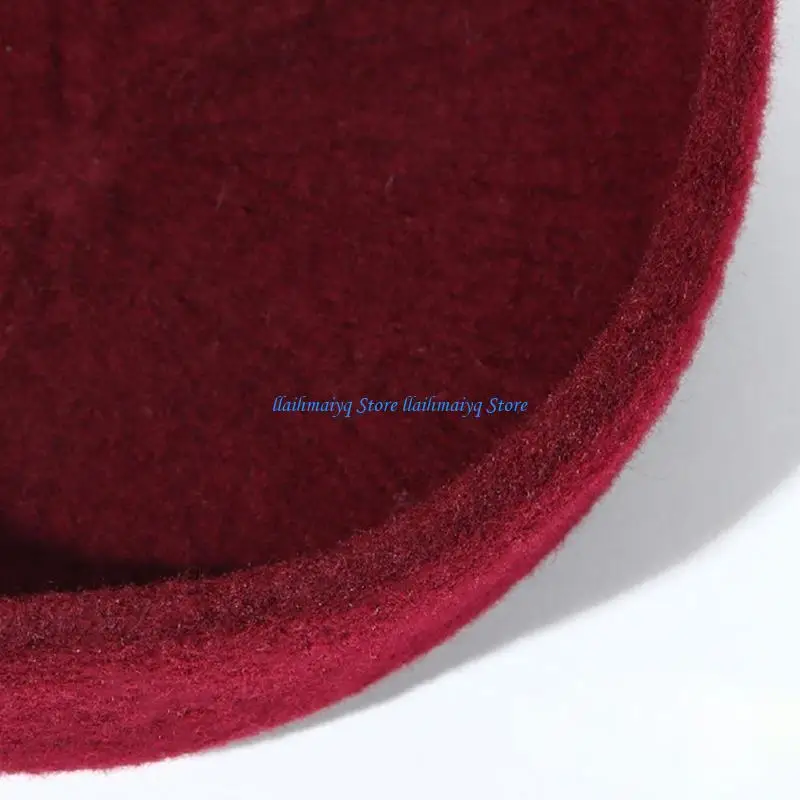 

573B Fashionable and Comfortable Wool Hat Beautiful Muslims Unisex Hat Traditional Suitable for Everyday Wear