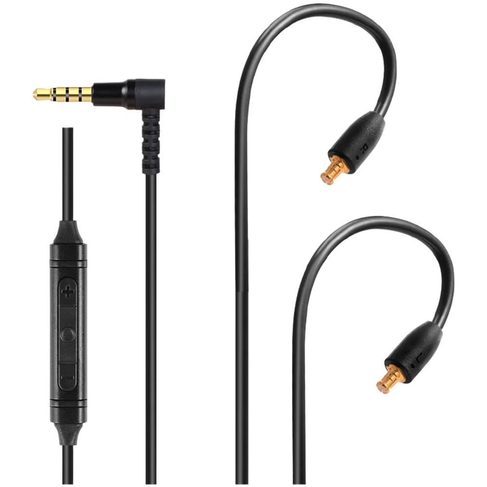 1.2M 3.5mm Audio Extension Cable for A2D2 Headphones with Aluminum for volume Knob and High-Elasticity Plastic Wire Core