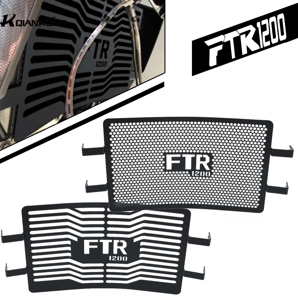 

FOR INDIAN FTR/FTR 1200 SPORT FTR 1200X100%R Carbon FTR 2023-2025 2024 Championship Edition CNC Radiator Grille Guard Protector