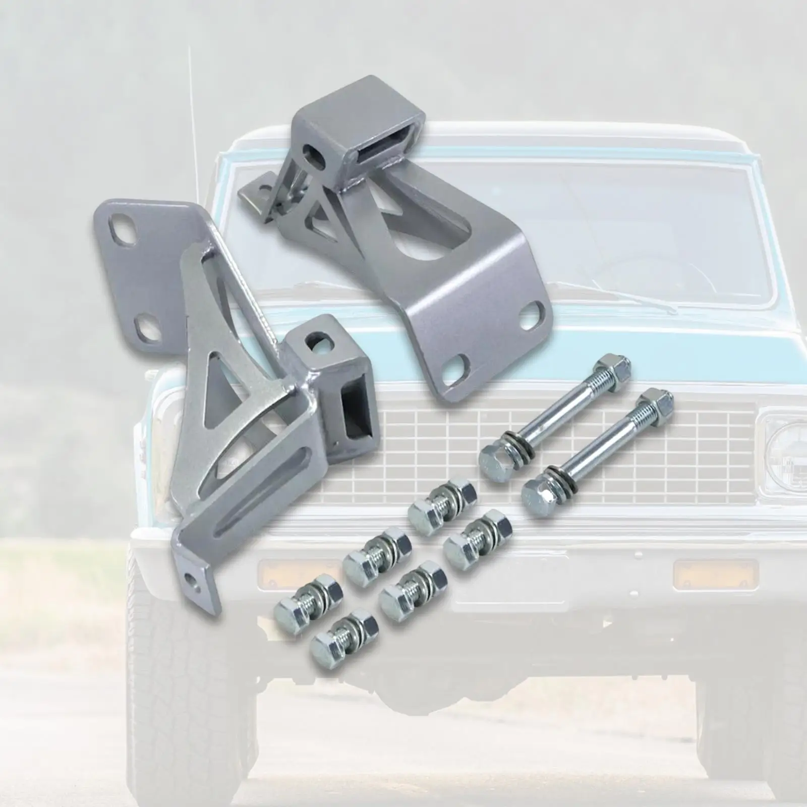 

Engine Swap Conversion Mount Brackets Metal for Chevy 2-wheel Drive