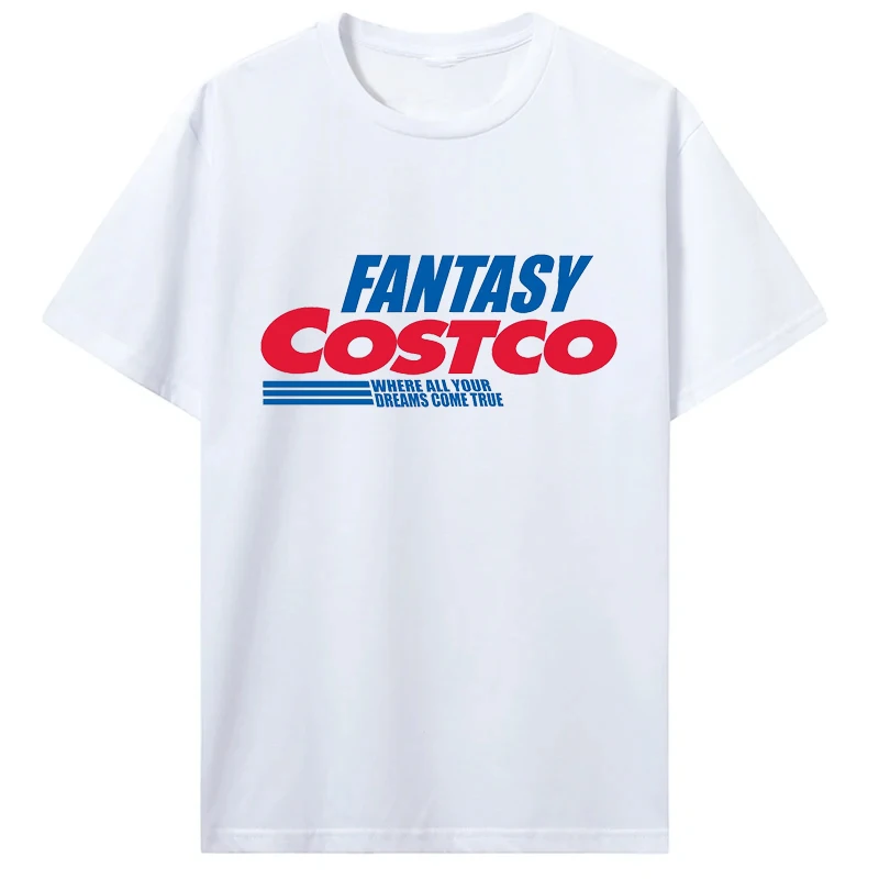 الصيف الذعر في كوستكو الجرافيك تي شيرت كوستكو عشاق الرجال أزياء القطن الشارع قصيرة الأكمام الملابس النسائية