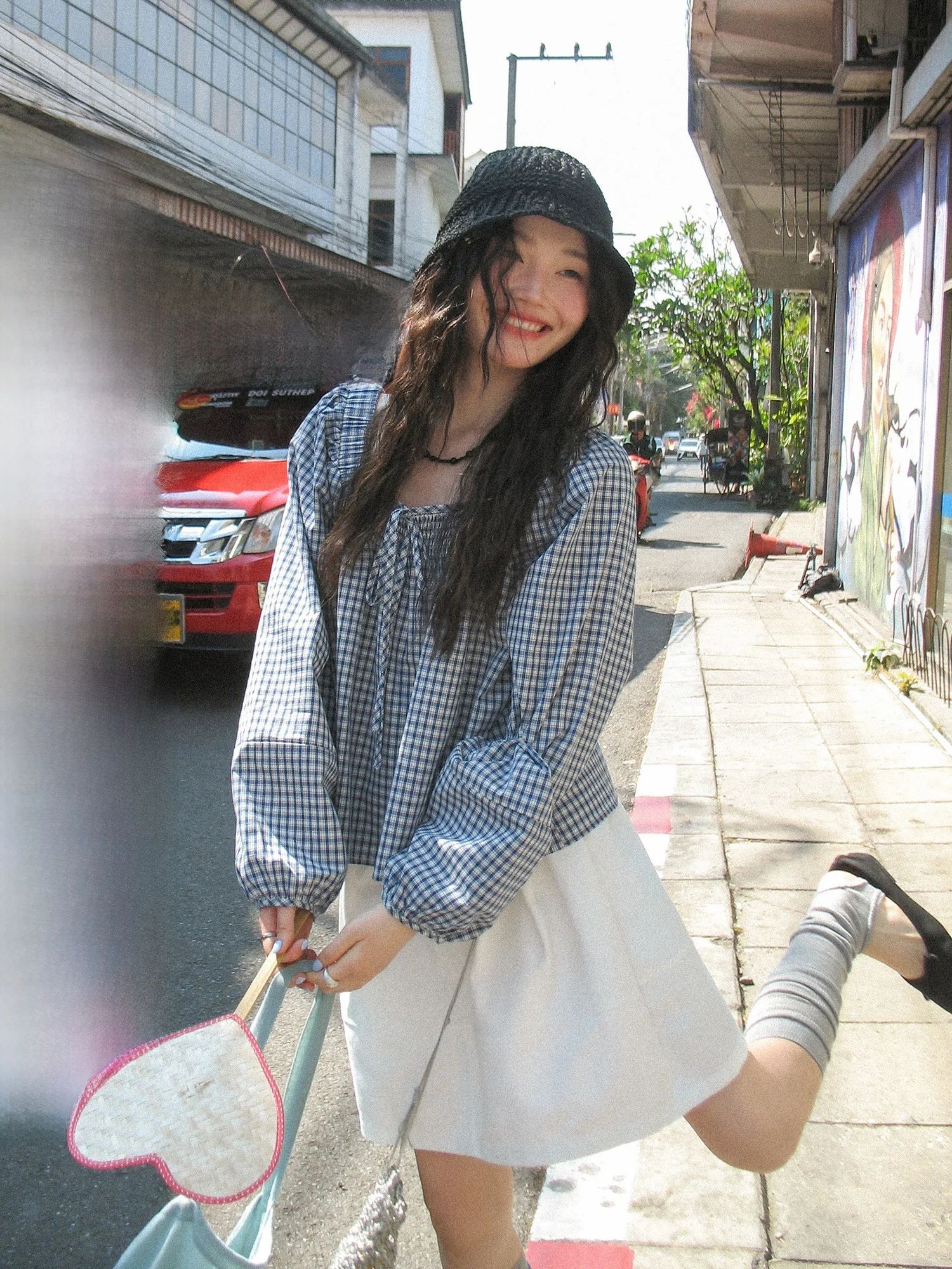 

Country Sle Long Sve Square Collar irt Women's Spring 2026 New Faion Breathable Comfortable Small Asset Top