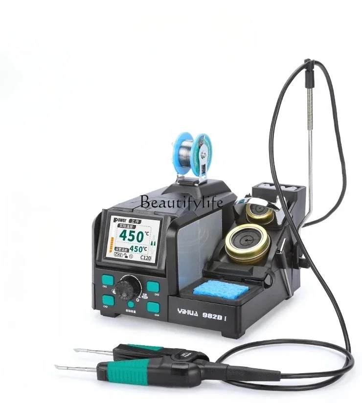 

4High-precision electric tweezers type electric soldering iron welding table constant temperature dual-purpose electrothermal