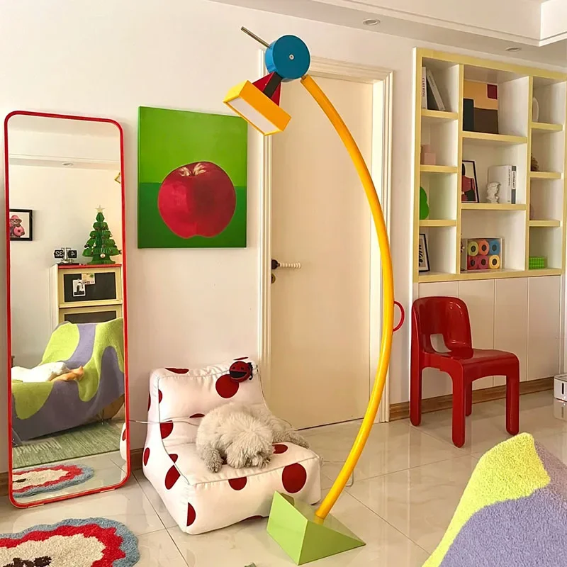 Imagem -03 - Nordic Treetop Led Floor Lamp Designer Quarto de Crianças Sala de Estar Kindergarden Luz Colorida