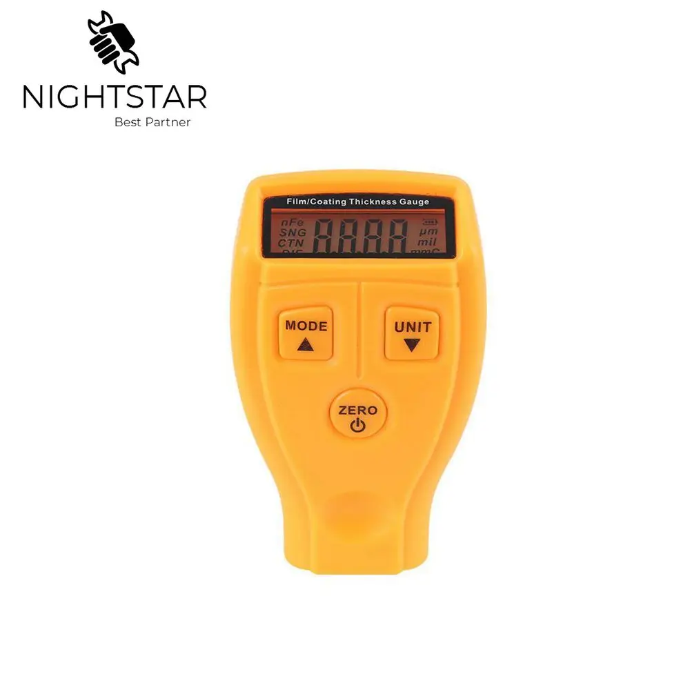 GM200 Digital Film Coating Thickness Gauge Mini Ultrasonic Automotive LCD Car Coat Painting Thickness Tester Width Measure Meter