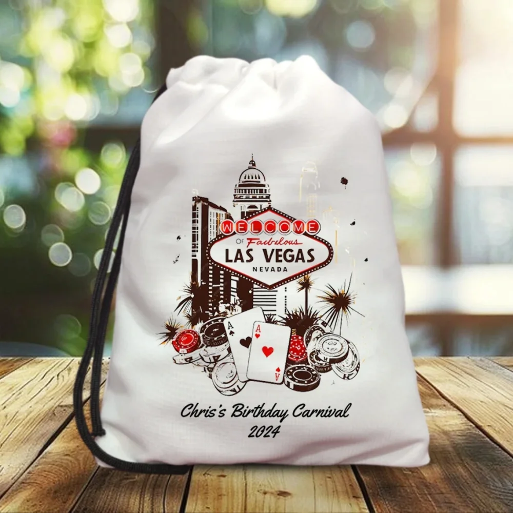 Sac de faveur d'enterrement de vie de jeune fille, sac de kit de gueule de bois, cadeau de fête des patients, sac de faveur de mariage de Las Vegas, sac de faveur de bienvenue à Las Vegas Nevada, 25