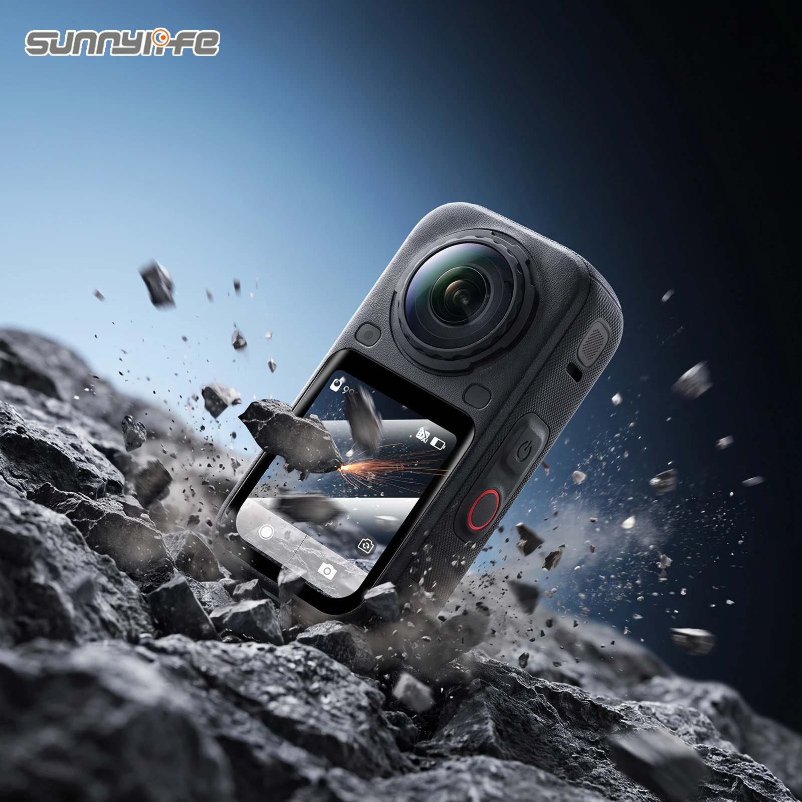 Sunnylife для Insta360 X6 HD закаленная пленка, устойчивая к царапинам, композитная мягкая защитная пленка, аксессуары.