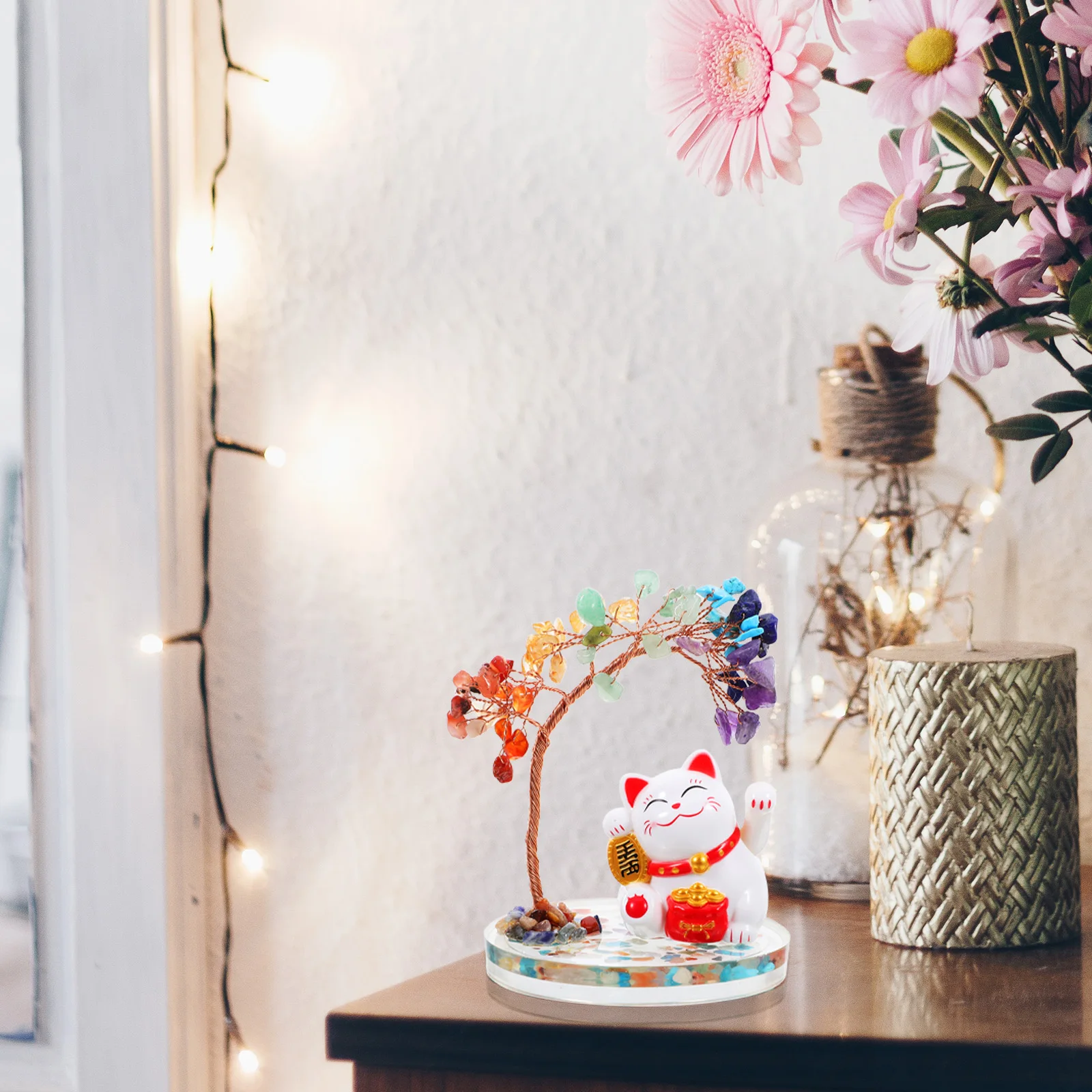 

Ornament Home Decor Crystal Tree Handicraft Decoration for Adornment Sun