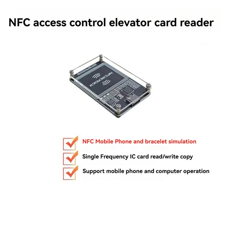 AED5-RFID 13,56 МГц PCR532 CUID IC Card Reader Wirter NFC RFID Беспроводной модуль с интерфейсом Type-C