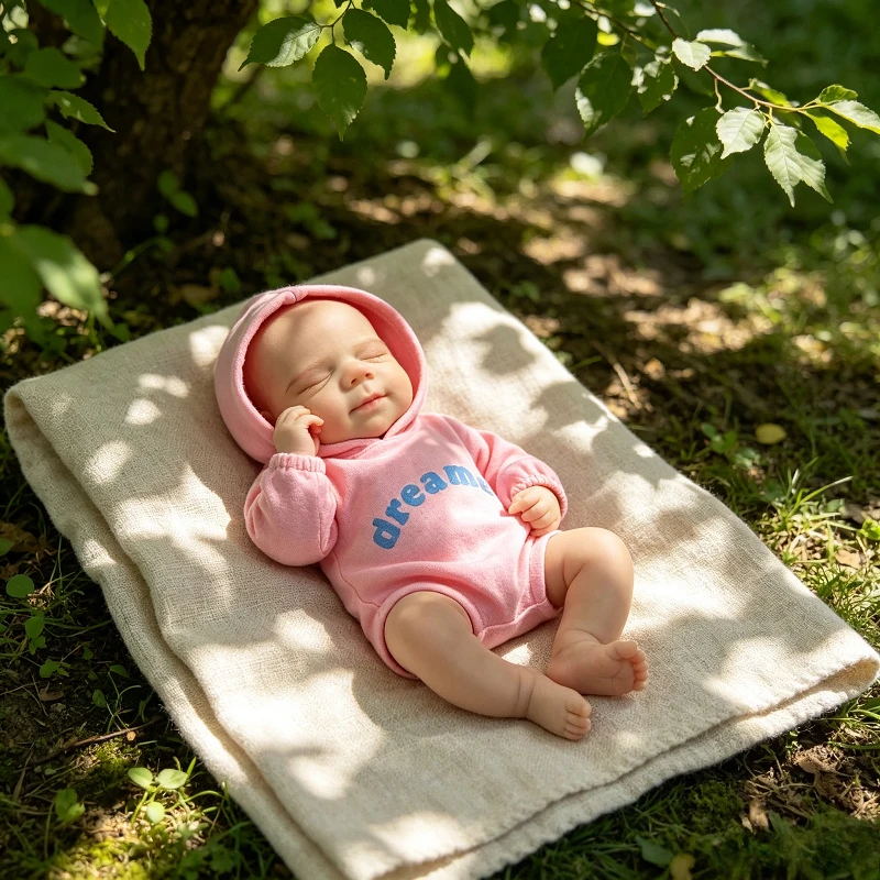 12inch 30cm Soft Silicone Body Pascale Hand Painting Baby Girl Doll with Hand-rooted Eyelashes