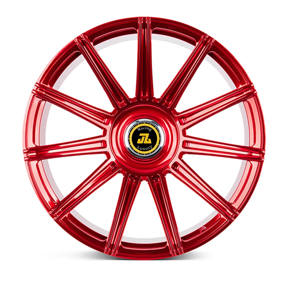 

JZ Custom 18-24Inch Diameters 8.5- 13Inch Widths 5x112mm 72.6 Gloss Black Forged Wheels Rims for Cullinan Ghost Phantom