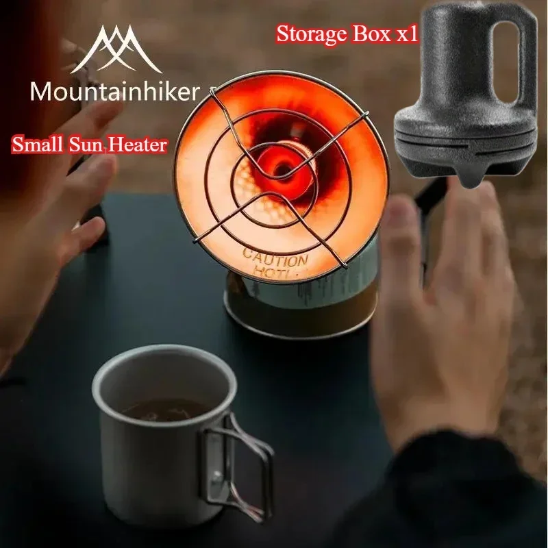 Mountainhiker Outdoor Camping Mini Tragbarer Heizofen Gas Kleiner Sonnengas-Tank-Heizer für Camping Eisfischen Winterangeln