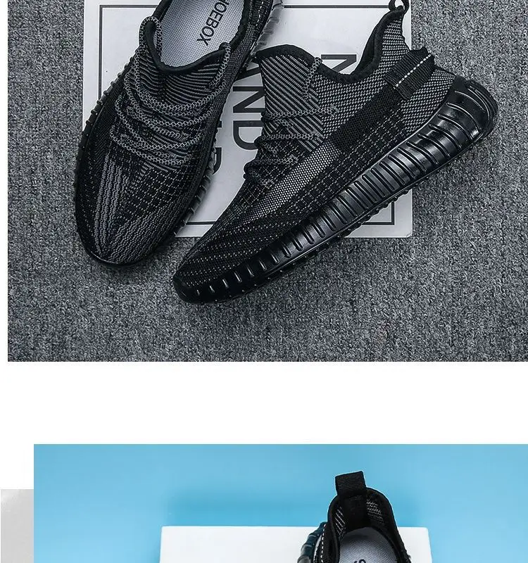 Neue Frühlings- und Herbst-Herrenschuhe aus atmungsaktivem Mesh-Canvas, modische Freizeitsneaker im koreanischen Trend, leichte Wanderschuhe – Detail 10