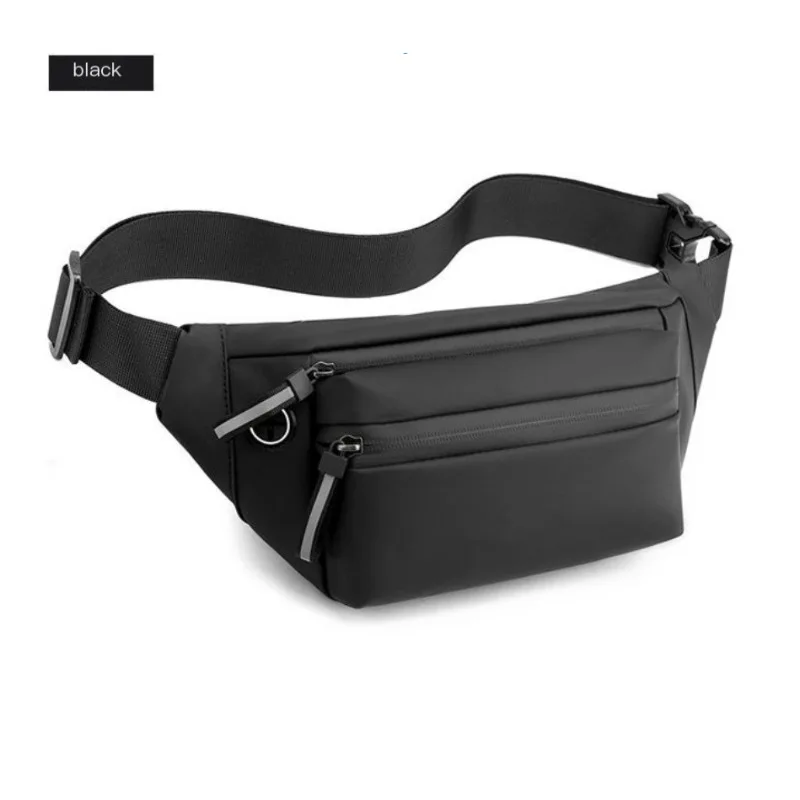 Men's Waterproof Fanny Pack - Multi-Compartment Large Capacity Organizer for Travel/Gym/Outdoor, Anti-Splash Chest Shoulder Bag