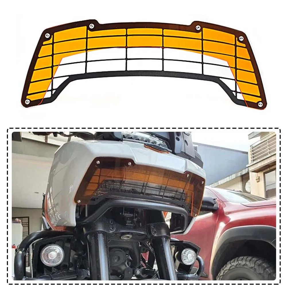 Motorcycle Headlamp Protective Cover Black Orange For RA1250 and RA1250S models 2021-later HARLEY PAN AMER 1250 S Accessories