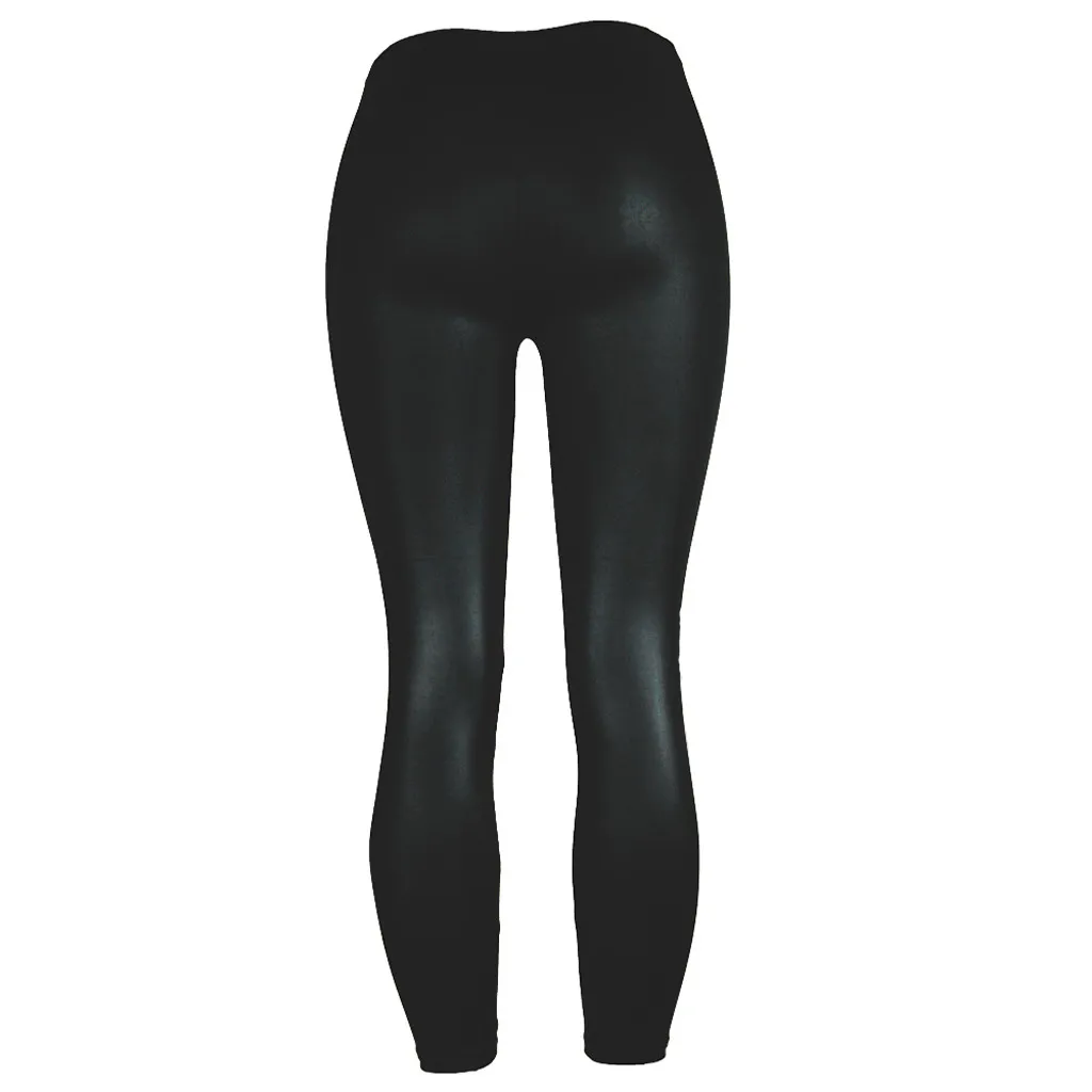 Leggings chauds en cuir pour femmes, collants K-pop, chaussettes, taille haute, sous-vêtements élastiques, 2023, 600, Push Up commandé, serré de base