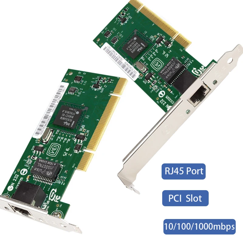 Game PCI Card RJ-45 LAN Adapter PCI Gigabit Network Card rj45 Lan Card Diskless Network Adapter Fast Ethernet 10/100/1000Mbps