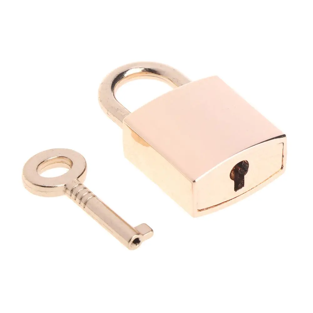 with Key Supplied Jewelry Box Diary Book Home Improvement Hardware Lovers Mini Lock Small Silver Archaize Padlocks