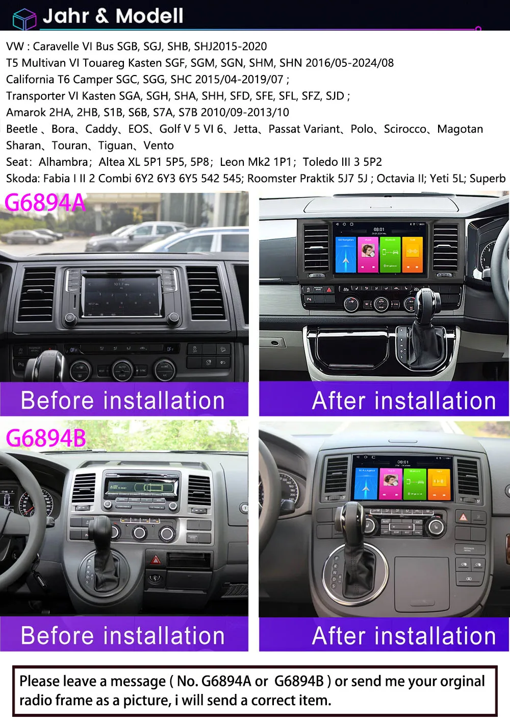 10.1” wireless Bluetooth Carpaly GPS Android Car radio Navigation+HD camera For Skoda Fabia/Octavia/Yeti/Superb/Roomster Praktik