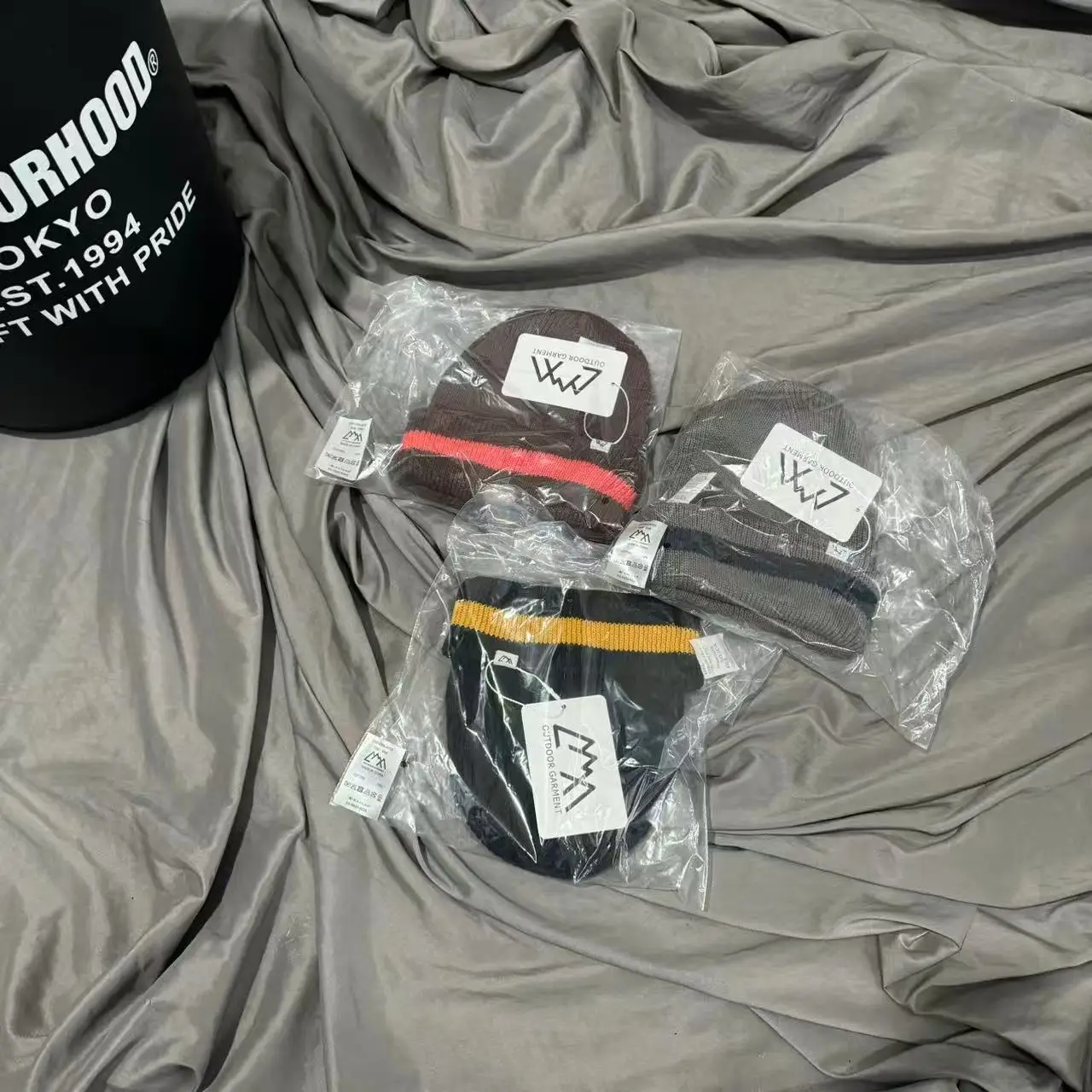 اليابانية CMF متماسكة لصق شريط قبعة الشتاء خارج الدفء كاب