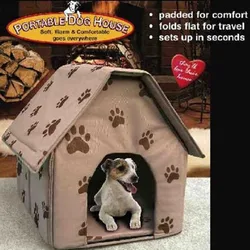 Dog House Dog Blanket Foldable Small Footprint Pet Bed Tent Cat Kennel Indoor Portable Trave pet house Kennel Puppy Mat Pet Bed