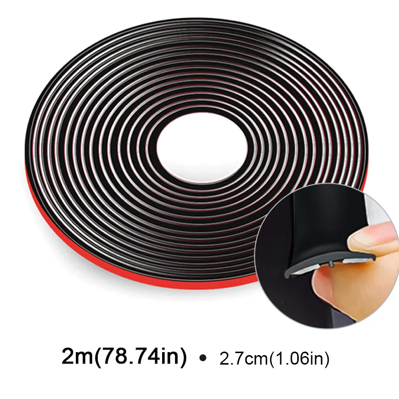 SEAMETAL Rubber Auto Seals Rand Afdichting Strips Auto Dak Voorruit Auto Kit Protector Anti-collision Strip Venster Seals - afbeelding 1